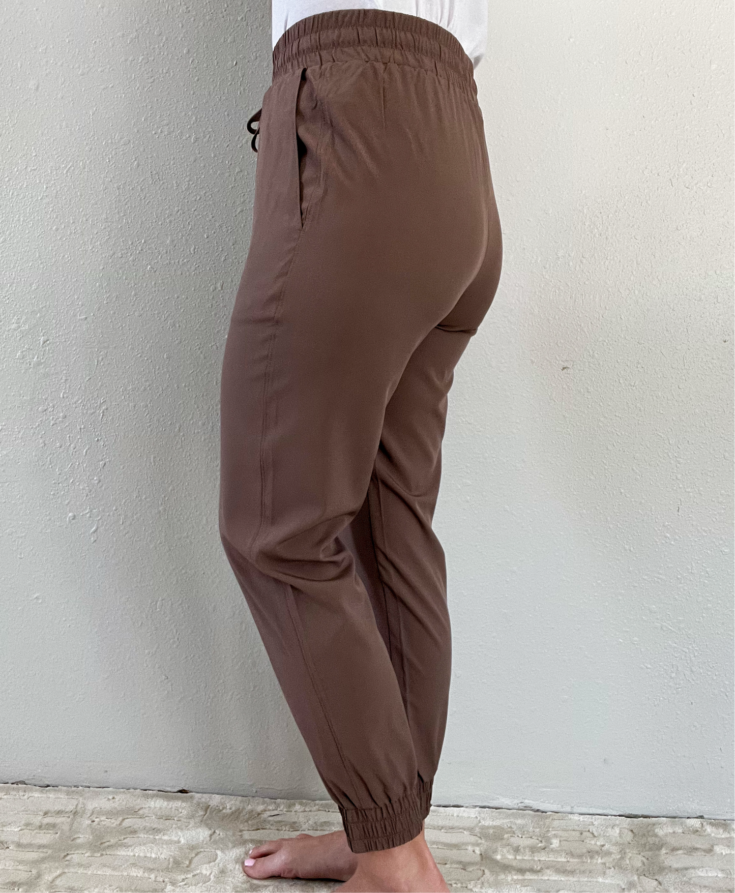 Lilah Joggers in Deep Taupe