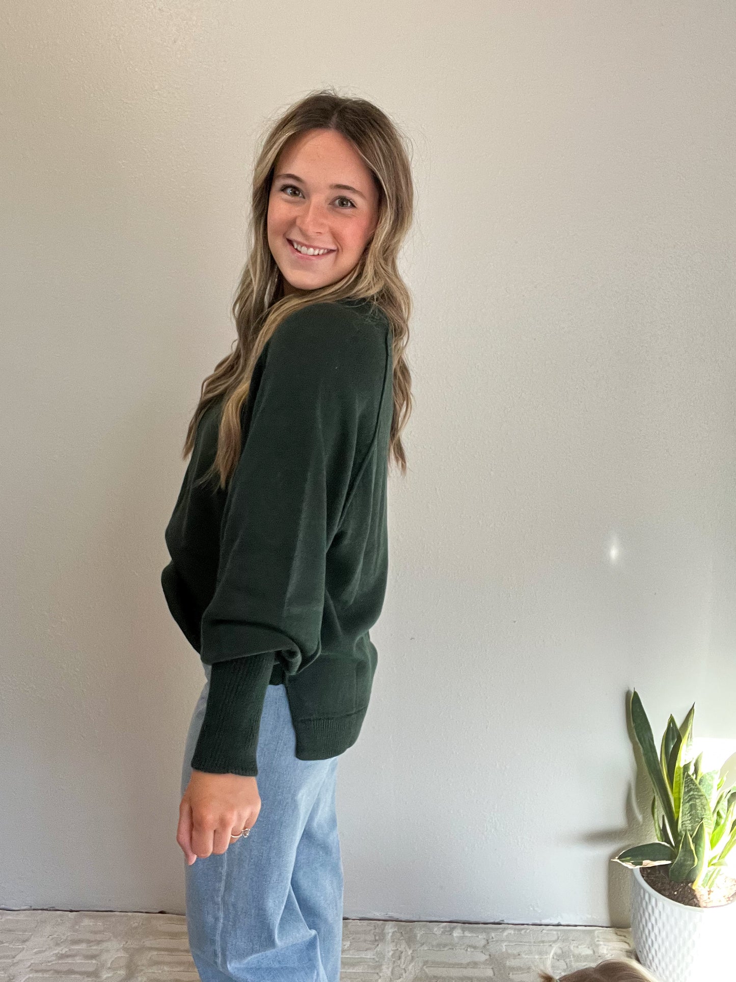 Kylah Sweater in GREEN